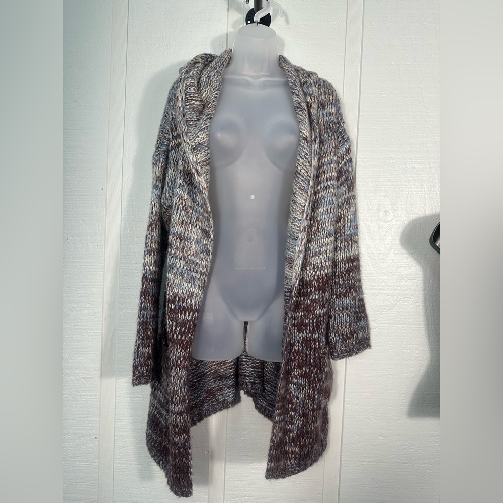 Davi& Dani Purple and Blue Cardigan Size M/L EUC